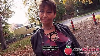 german milf refused to pay