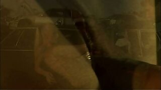 blonde milf in car with bbc