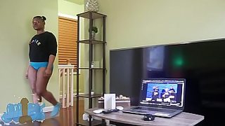 mom catch sister fuck brother and joins