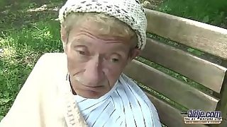 old wrinkled granny rose giving handjob