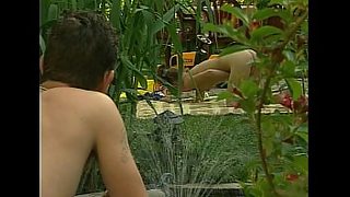 teen sucking older man