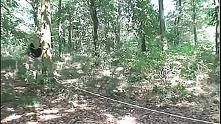 drunk woman with an old man