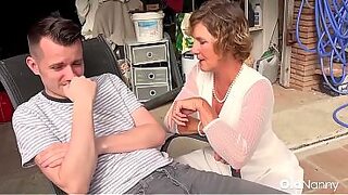 milf neighbor seduces boy