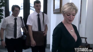 mature milf with glasses