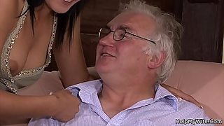extremely old granny fucked by grandson