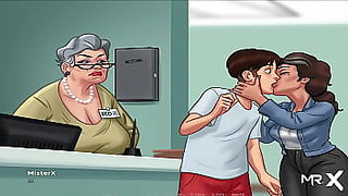 indian mom removing dress for son