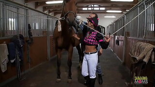 granny amateur hairy dog