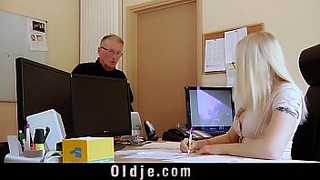 forces fuck with a hot granny