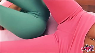 sleeping mom in bedroom with son