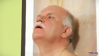 fucking old woman boy