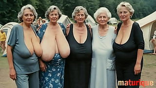 old ladies at home naked